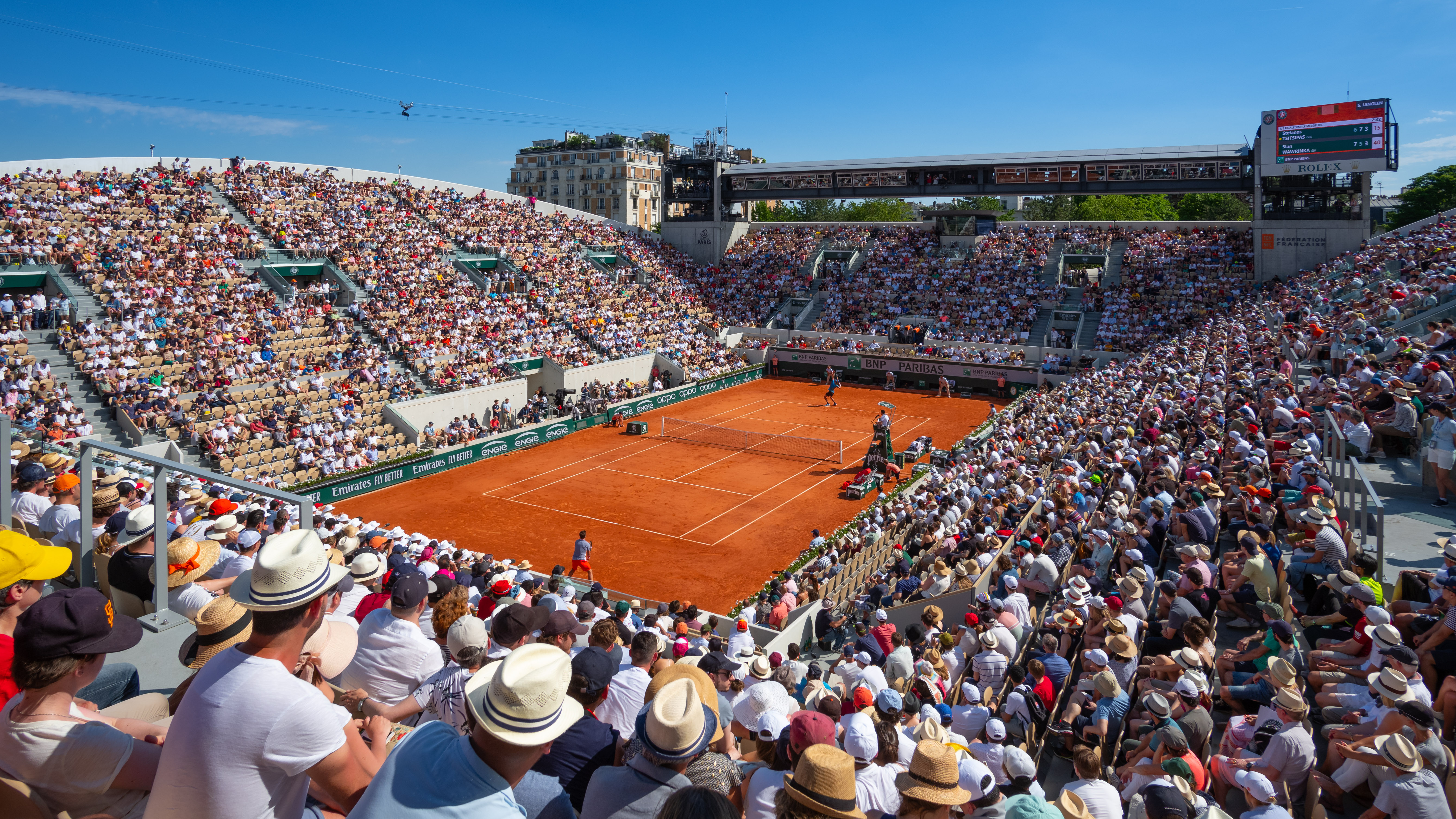 Tribunes de tennis